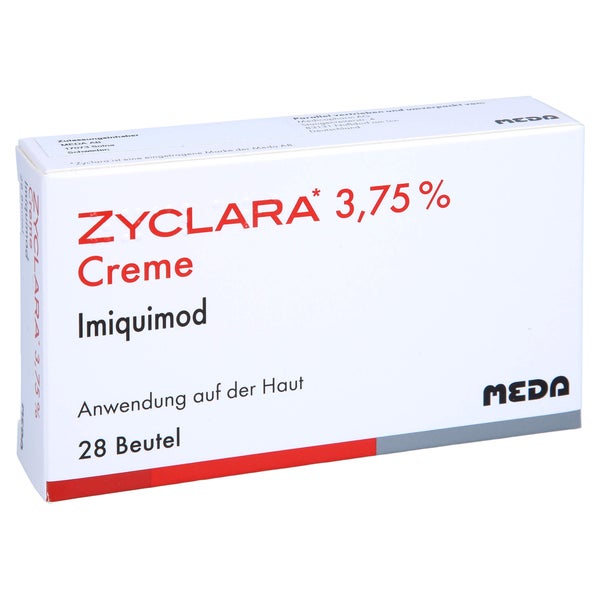 Zyclara 3,75% Creme Sachets 28 St