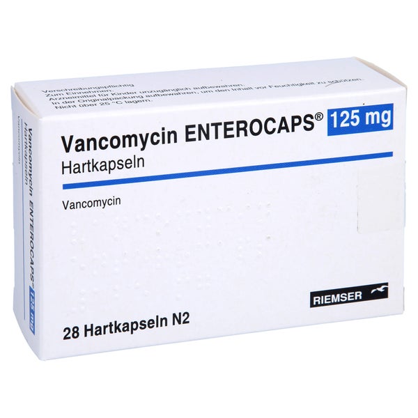 VANCOMYCIN ENTEROCAPS 125 mg Hartkapseln 28 St