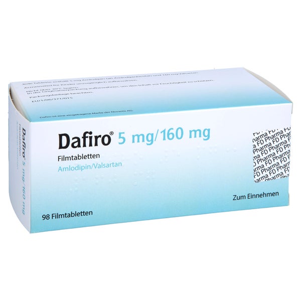 Dafiro 5 Mg/160 mg Filmtabletten 98 St