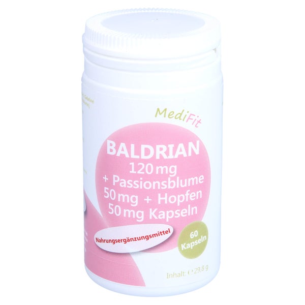 Baldrian 120 Mg+passionsblume 50 mg+Hopf 60 St