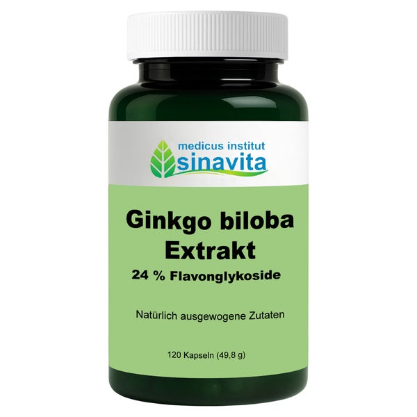 Ginkgo Biloba Extrakt 24% Flavonglykosid 120 St