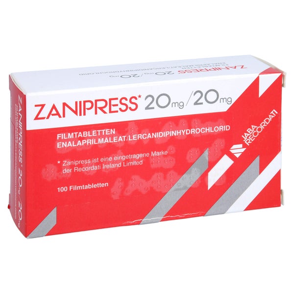Zanipress 20 Mg/20 mg Filmtabletten 100 St