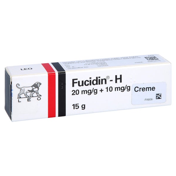 Fucidine H 20 mg/g + 10 mg/g Creme 15 g