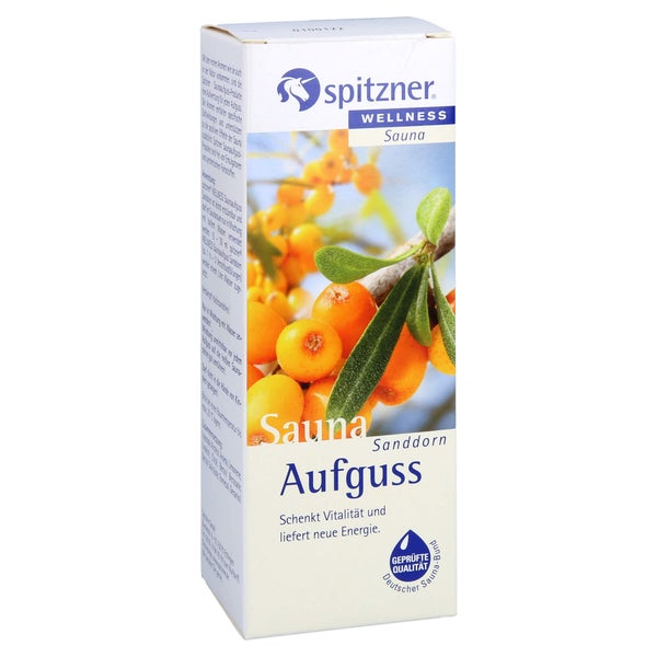 Spitzner Saunaaufguss Sanddorn Wellness 190 ml