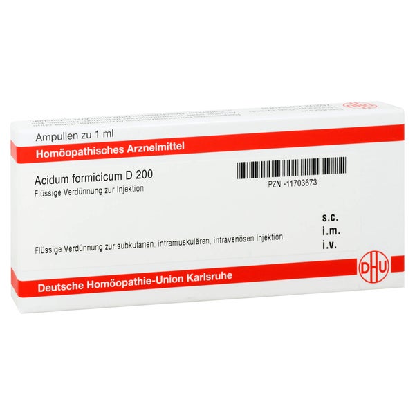Acidum Formicicum D 200 Ampullen 8X1 ml