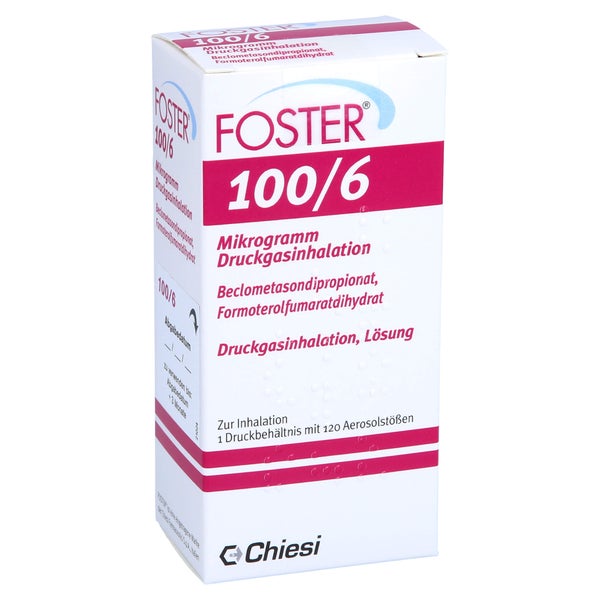 Foster 100/6 µg 120 Hub Dosieraerosol B 1 St