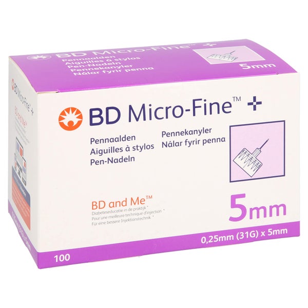 BD Micro-fine+ Pen-nadeln 0,25x5 mm 100 St