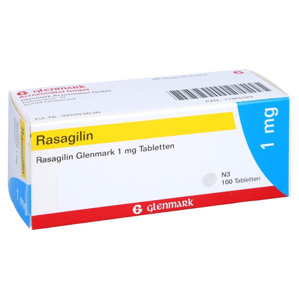 Rasagilin Glenmark 1 mg Tabletten 100 St