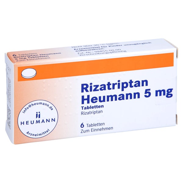 Rizatriptan Heumann 5 mg Tabletten 6 St