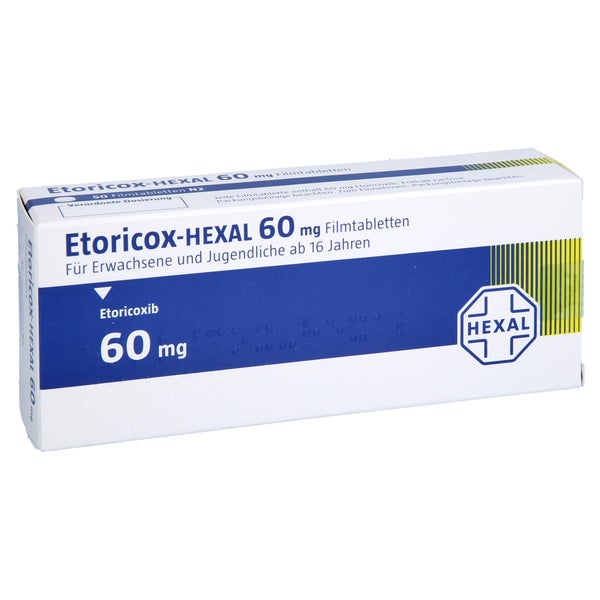 Etoricox-hexal 60 mg Filmtabletten 50 St