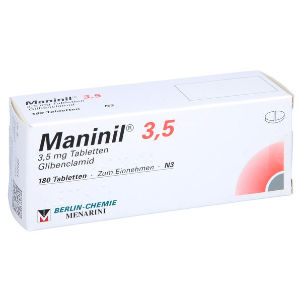 Maninil 3,5 Tabletten 180 St