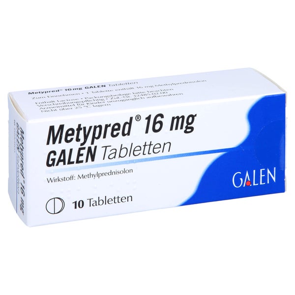 Metypred 16 mg GALEN Tabletten 10 St