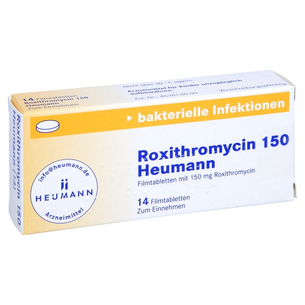 Roxithromycin 150 Heumann Filmtabletten 14 St