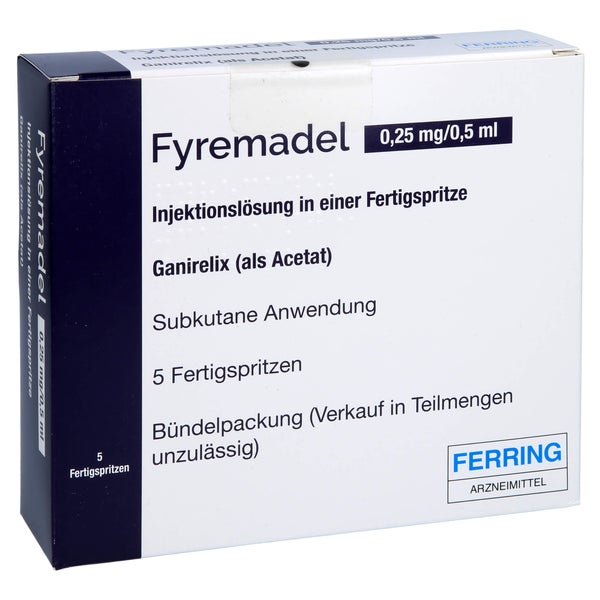 FYREMADEL 0,25 mg/0,5 ml Inj.-Lsg.i.e.Fertigspr. 5 St