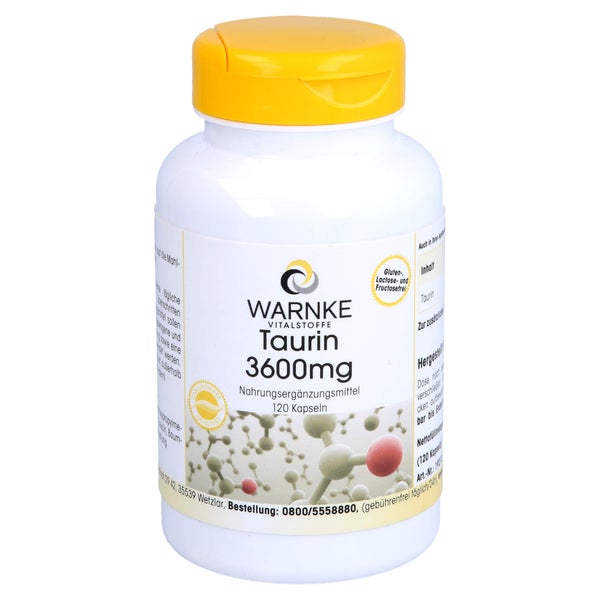 Taurin 3600 mg Kapseln 120 St