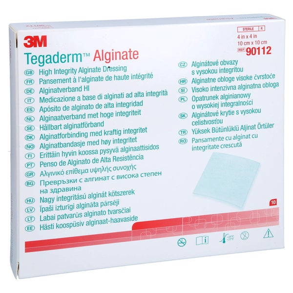 Tegaderm Alginate Kompressen 10x10 cm 90 10 St