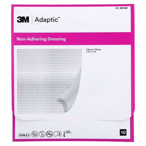 Adaptic 7,6x7,6 cm feuchte Wundauflage 10 St