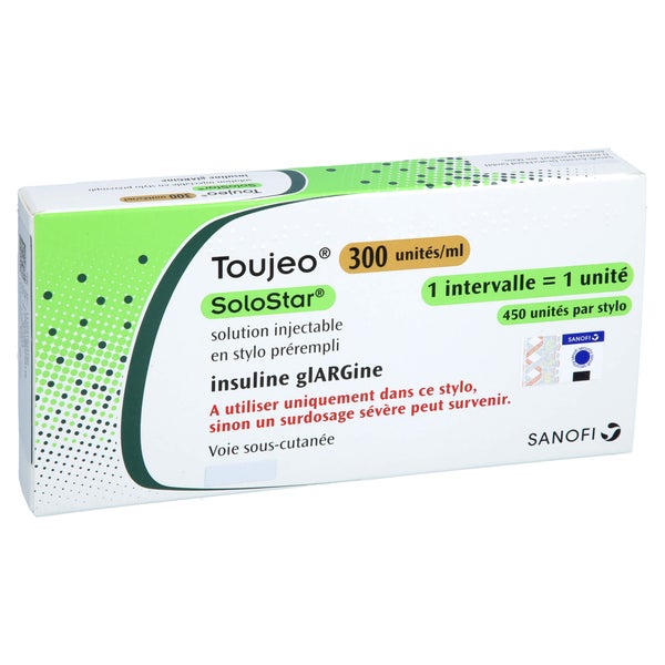 TOUJEO 300 E/ml SoloStar Inj.-Lsg.i.e.Fertigpen B 5X1,5 ml