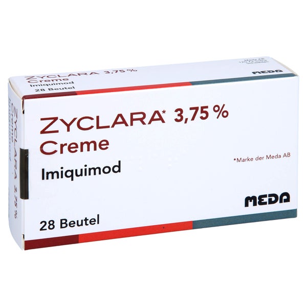 Zyclara 3,75% Creme Sachets 28 St