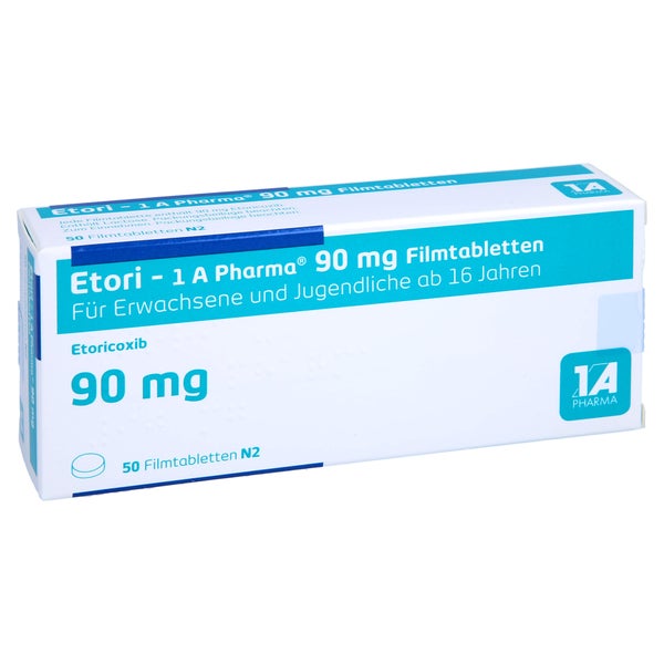 Etori-1a Pharma 90 mg Filmtabletten 50 St