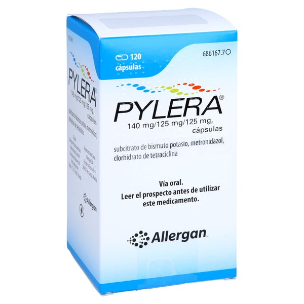 Pylera 140 Mg/125 mg/125 mg Hartkapseln 120 St