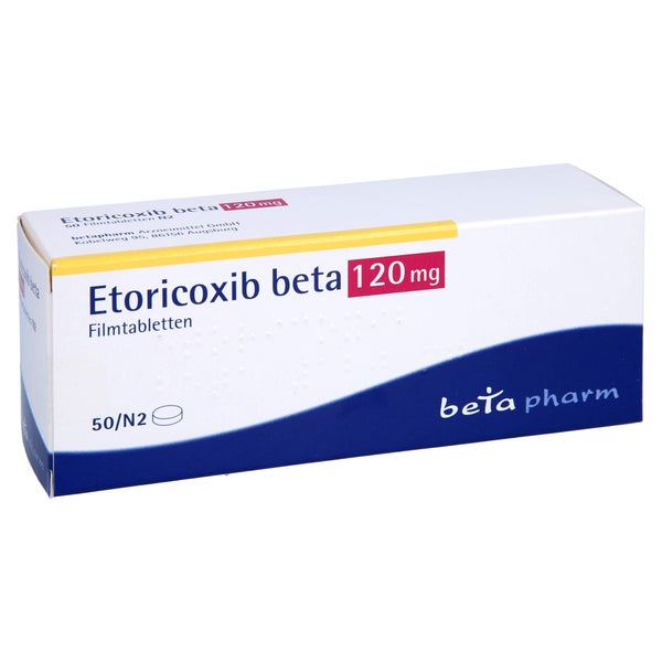 Etoricoxib beta 120 mg Filmtabletten 50 St