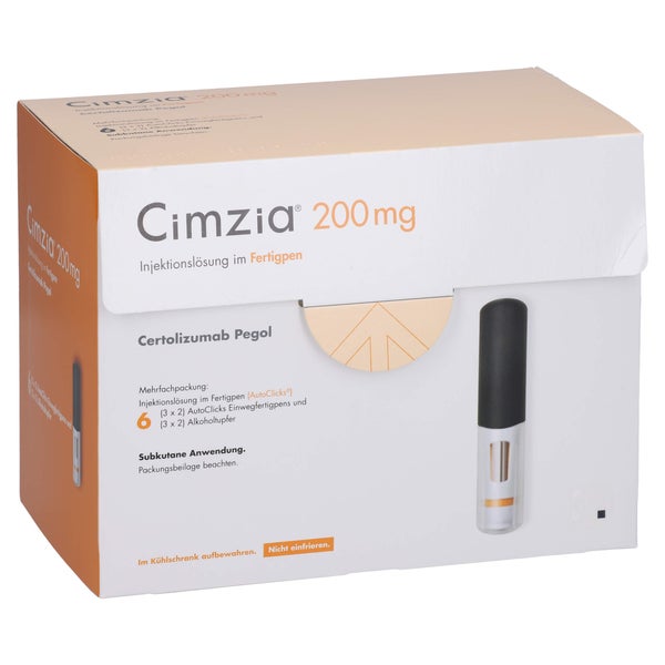 CIMZIA 200 mg Injektionslösung in einem Fertigpen 3X2 St