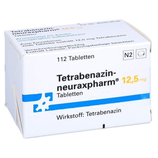 TETRABENAZIN-neuraxpharm 12,5 mg Tabletten 112 St