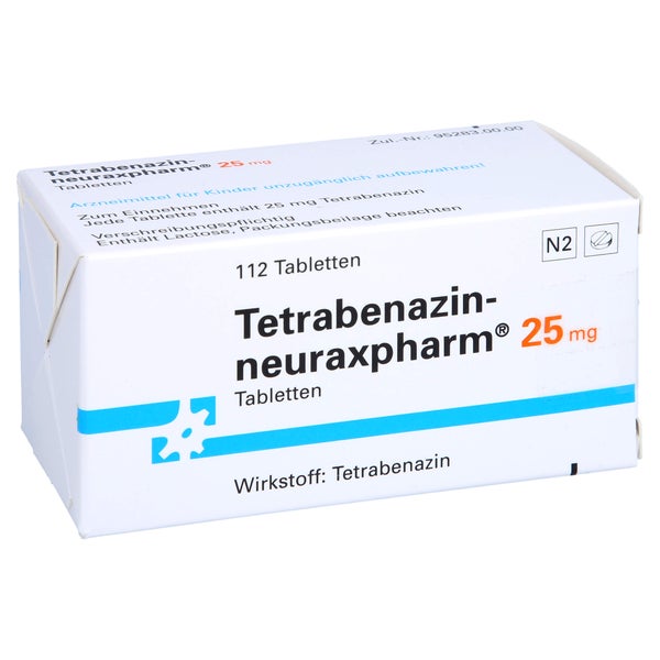 TETRABENAZIN-neuraxpharm 25 mg Tabletten 112 St