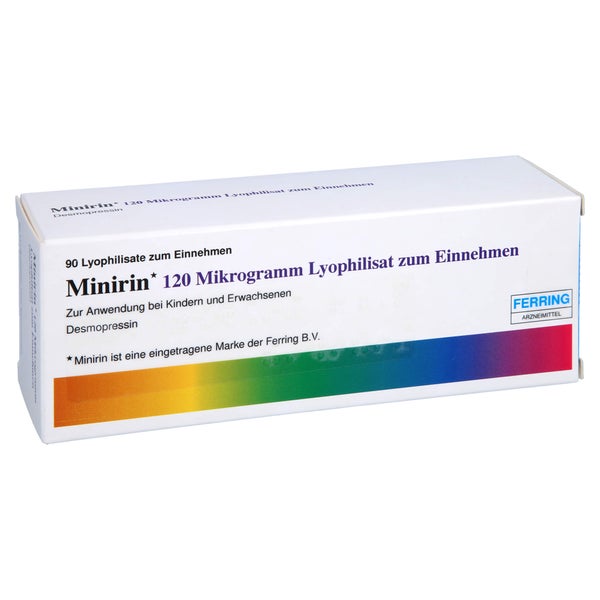 MINIRIN 120 Mikrogramm Lyophilisat zum Einnehmen 90 St