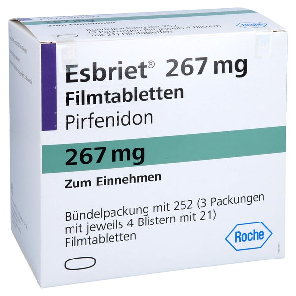 Esbriet 267 mg Filmtabletten 252 St