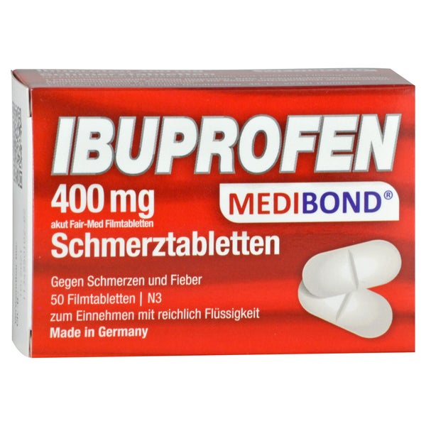 Ibuprofen 400 mg Medibond Schmerztablett 50 St
