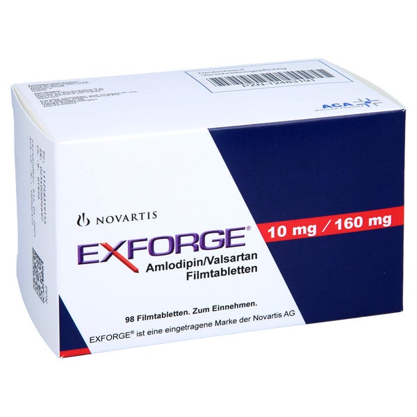 Exforge 10 Mg/160 mg Filmtabletten 98 St