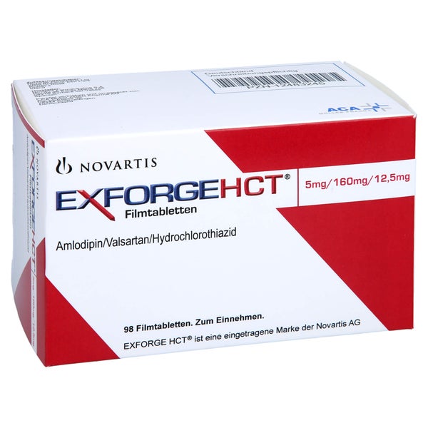 EXFORGE HCT 5 mg/160 mg/12,5 mg Filmtabletten 98 St