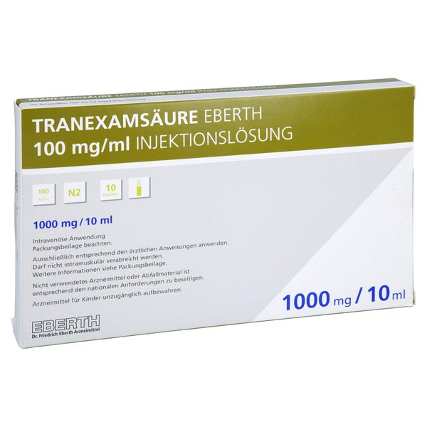 TRANEXAMSÄURE Eberth 100 mg/ml Injektionslösung 10X10 ml