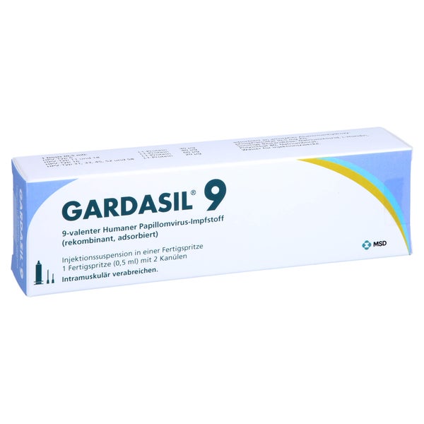 Gardasil 9 Inj.-sus.i.e.fertigspritze 1 St