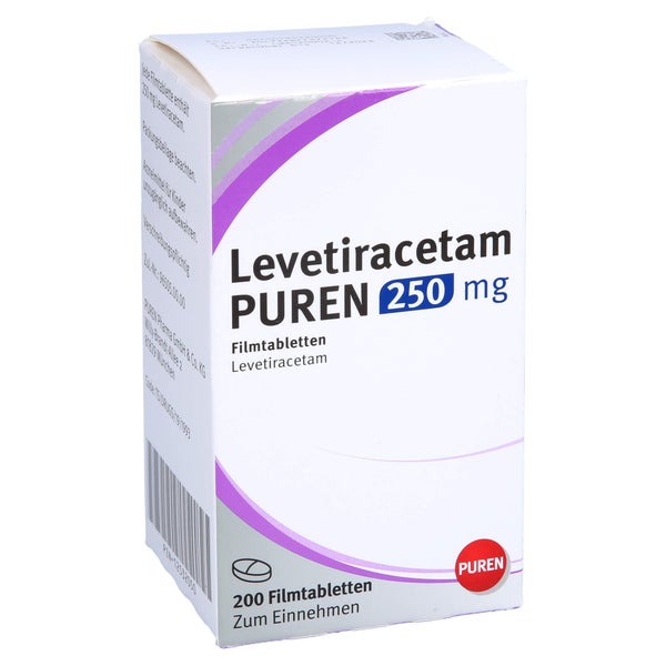 LEVETIRACETAM PUREN 250 mg Filmtabletten 200 St