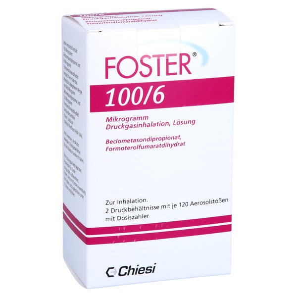 Foster 100/6 µg 120 Hub Dosieraerosol 2 St
