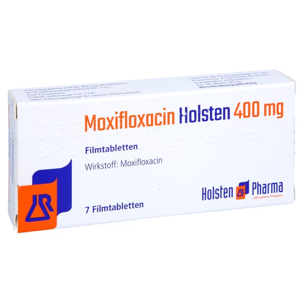 MOXIFLOXACIN Holsten 400 mg Filmtabletten 7 St