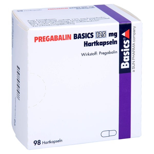 Pregabalin Basics 125 mg Hartkapseln 98 St