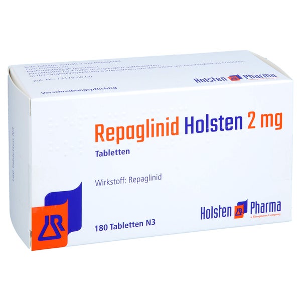 Repaglinid Holsten 2 mg Tabletten 180 St