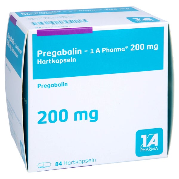 Pregabalin-1a Pharma 200 mg Hartkapseln 84 St