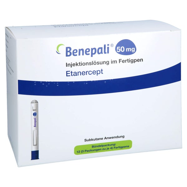 BENEPALI 50 mg Fertigpen mit Injektionslösung 12 St