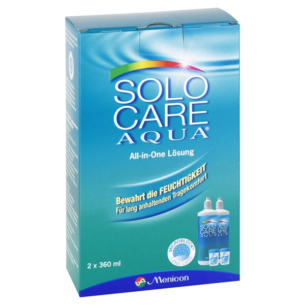 Solocare AQUA Multifunktions-/desinfekti 2X360 ml
