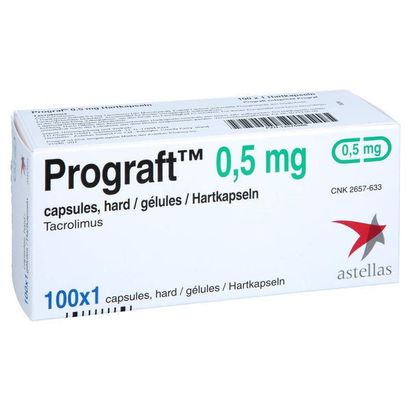 Prograf 0,5 mg Hartkapseln 100 St
