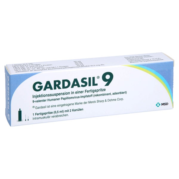 Gardasil 9 Inj.-sus.i.e.fertigspritze 1 St