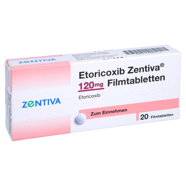 Etoricoxib Zentiva 120 mg Filmtabletten 20 St