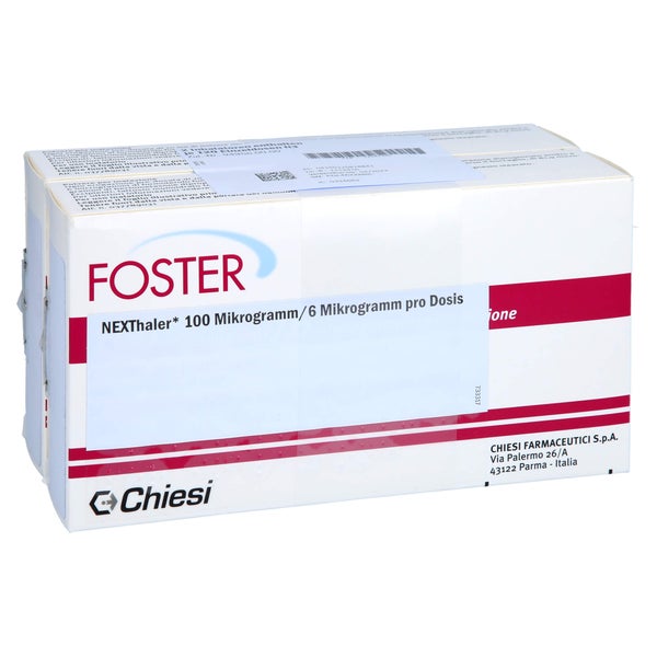 FOSTER NEXThaler 100/6 µg 120 ED Inhalationspulver 2 St