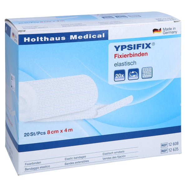 Ypsifix Fixierbinde Elastisch 8 cmx4 m l 20 St
