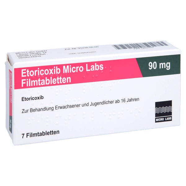 ETORICOXIB Micro Labs 90 mg Filmtabletten 7 St
